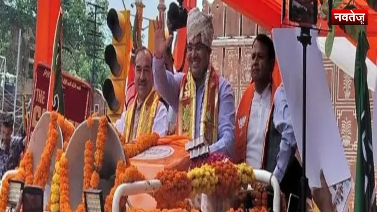 जयपुर में सीएम भजनलाल का रोड शो: निकाय चुनाव में 'ट्रिपल इंजन' सरकार की अपील, मेट्रो और बिजली पर क्या बोले