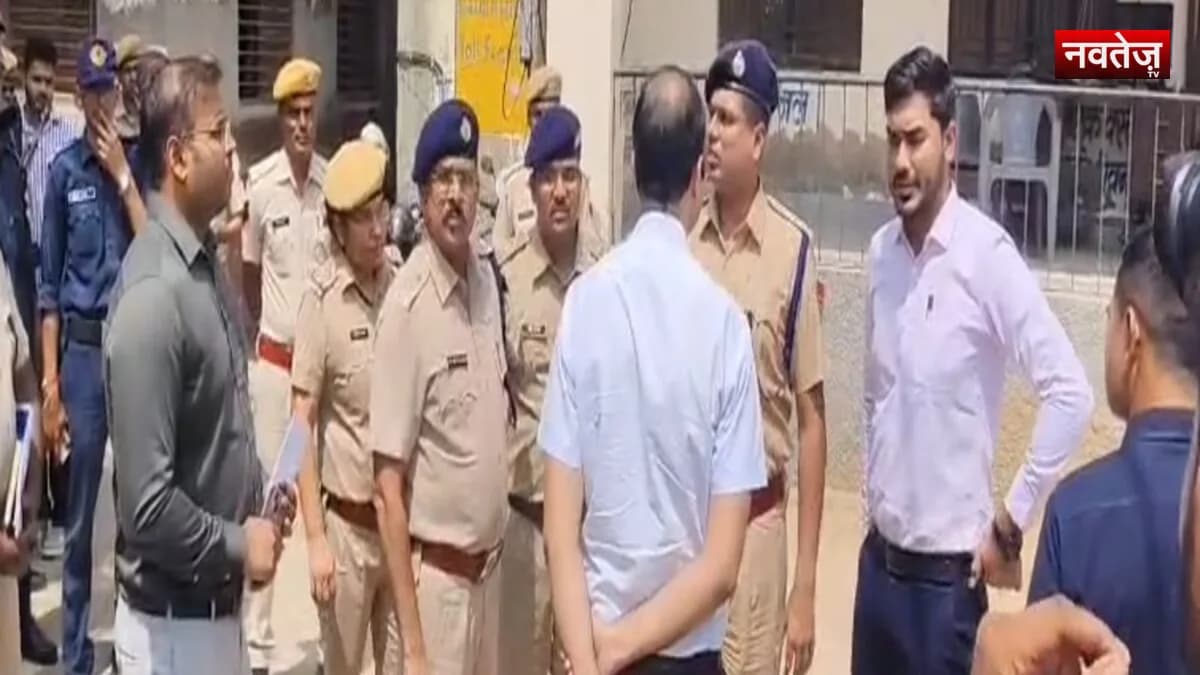 नगरपालिका चुनाव से पहले जिला कलेक्टर लोक बंधु पहुंचे पीसांगन,मतदान व्यवस्थाओं का लिया जायजा