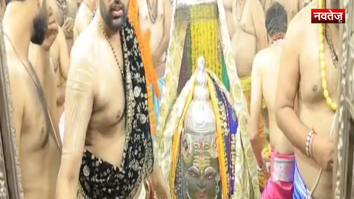 रक्षाबंधन पर अद्भुत दिखे बाबा महाकाल