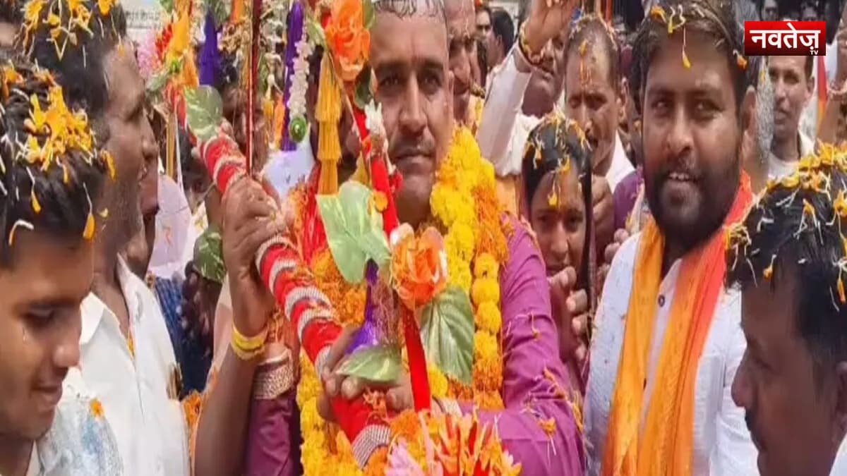 27 किमी की कांवड़ यात्रा में गूंजा बोल-बम
