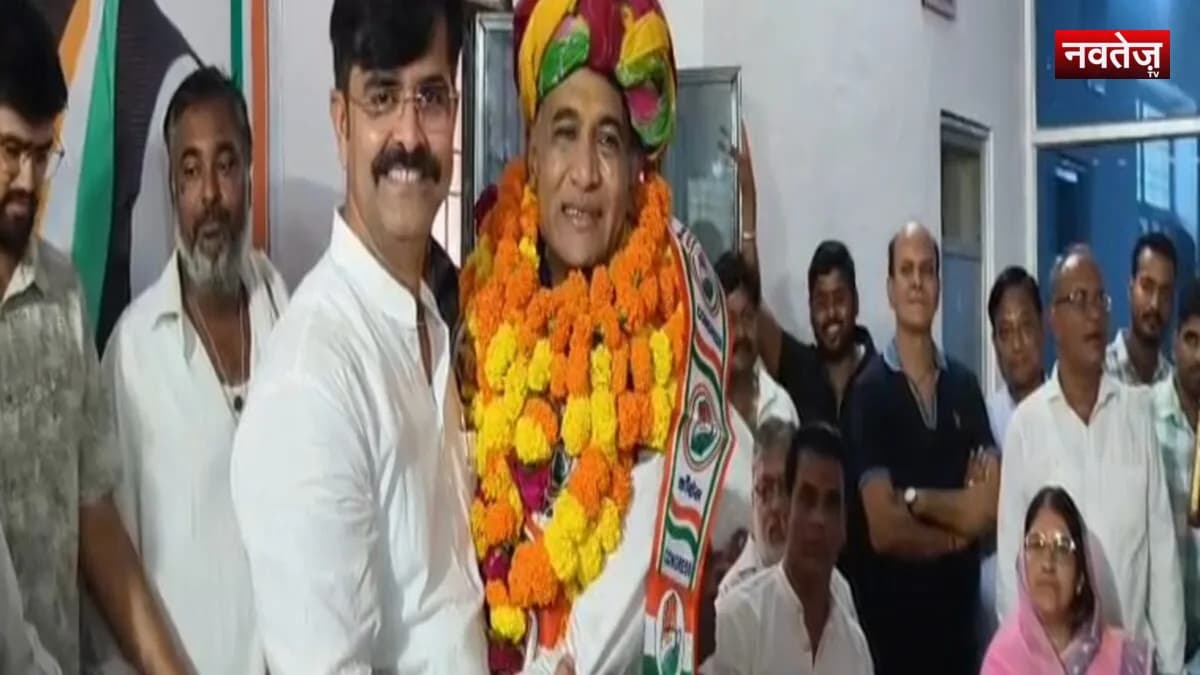 भाजपा को झटका, पूर्व पालिकाध्यक्ष अनिल मित्तल ने थामा कांग्रेस का दामन