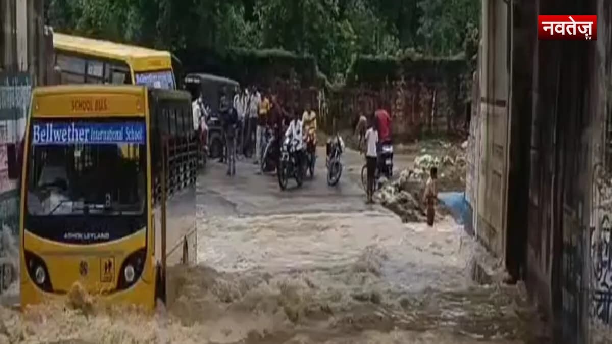 फिर उफना पोंडा नाला, जान जोखिम में डालकर गुजर रहे लोग